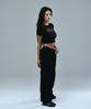 Mihag Pocket Logo Wide Pants (Black)