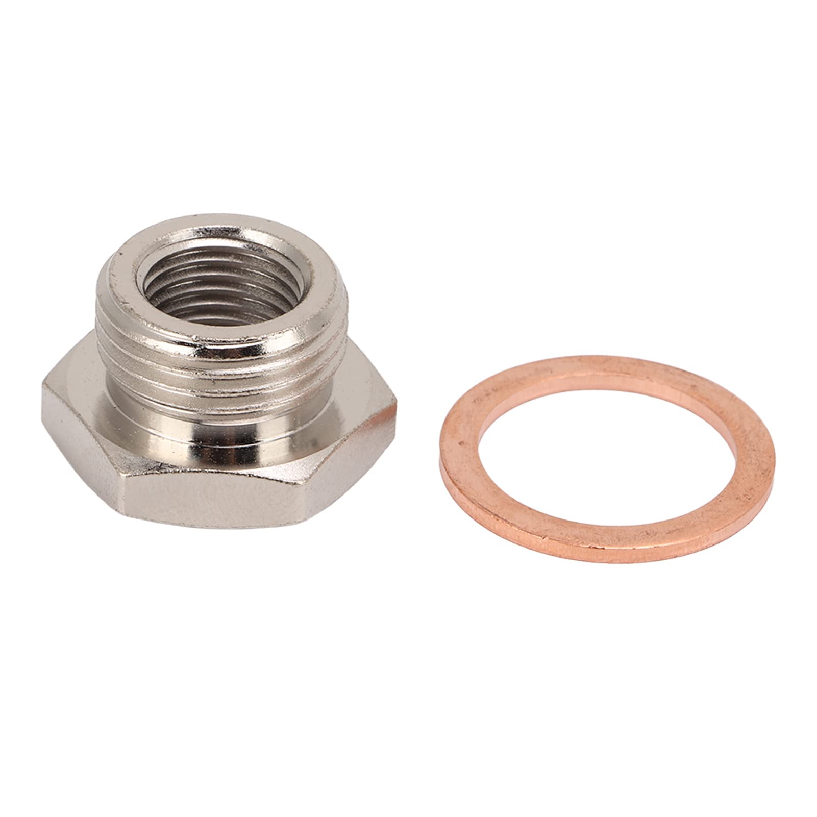 Majatou Адаптер кислородного датчика Проставка для датчика O2 Адаптер-удлинитель для датчика O2 Металлический M18x1.5 normal