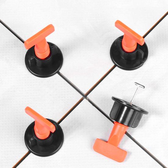 

1 комплект регулятора выравнивания плитки Т-образный многоразовый трудосберегающий универсальный стальной игольчатый износостойкий регулятор плитки для дома