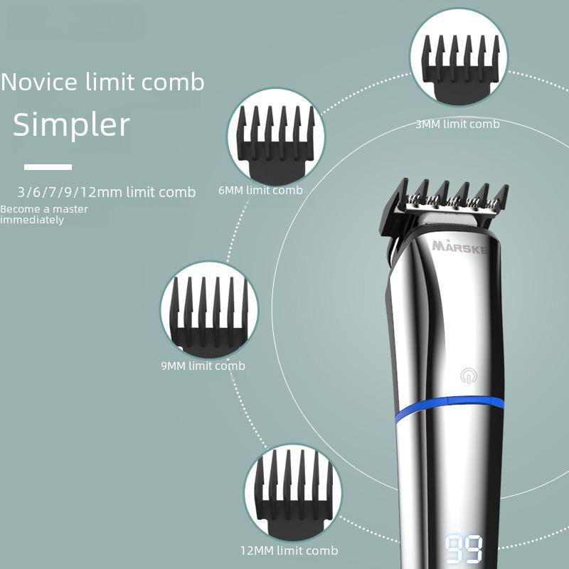 Neuer 6-in-1 Multifunktioneller Elektrischer Haarschneider & Trimmer zum Rasieren, Augenbrauen Trimmen und für Präzisions-Konturen