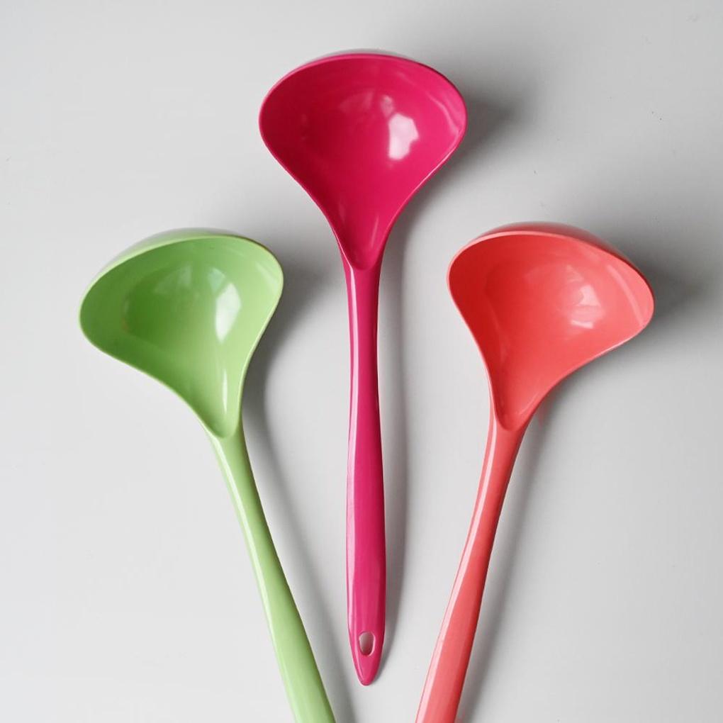 Crayon Pastel Melamin Kochgeschirr Schöpfkelle Groß