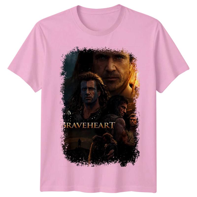 Braveheart () Movie Poster Inspiration Tshirt Retro S Tshirt Suitable For Both Unisex And Women