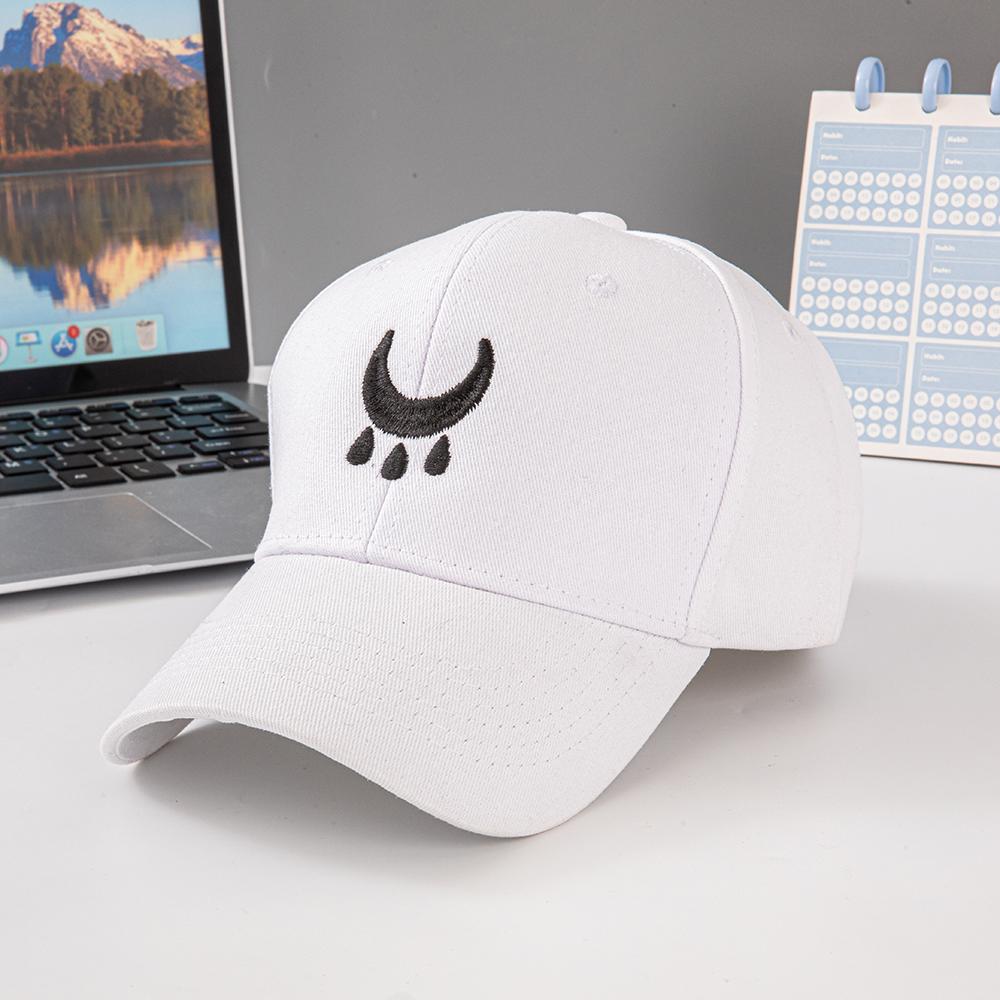Korean-style flame-patterned baseball cap, suitable for daily  wear - breathable polyester cap perfect for sports and outdoor ac