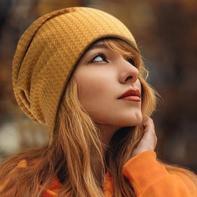 Fall Winter Women's Casual Fashion Kint Hat Solid Simple Beanie Knit Hat for Lady Soft Comfortable Breathable Knit Cap