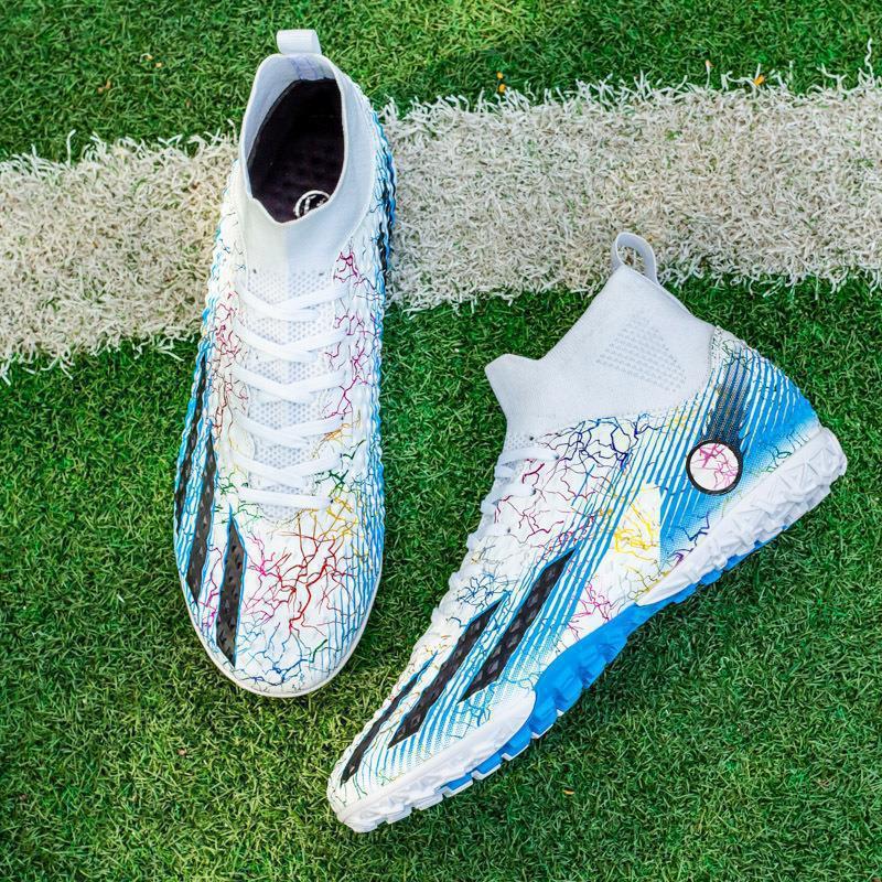 Grass with Long Nails Broken Spot Sports Shoes Running Shoes Competition Women's Training High-top Football Shoes Men's Nails