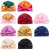 Women's Double-Layered Reusable Silk Satin Sleep Headwrap for Nighttime Beauty Routine – Elastic Band & Knot Closure Shower Bathing Cap