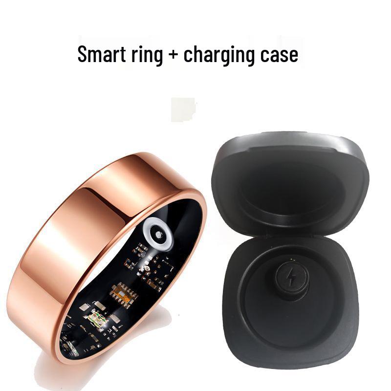 Smart Ring: Heart Rate, Blood Oxygen, Sleep & Stress Monitor with Remote Camera Control & Waterproof Design