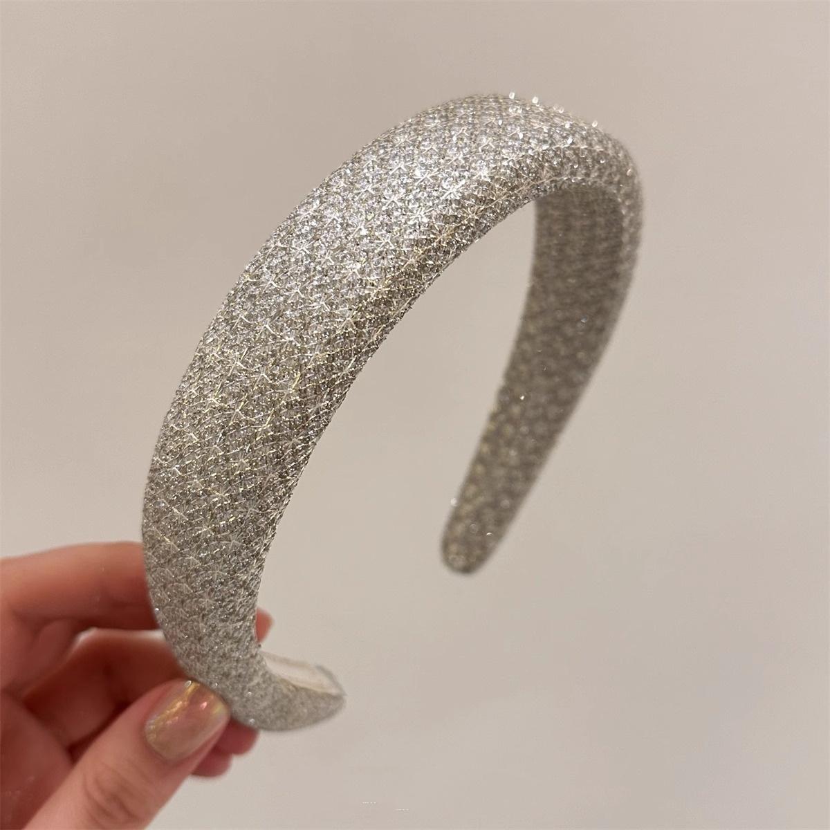 

Новый Потрясающий Элегантный и Универсальный Вечерний Головной Убор Королевы Шикарный и Стильный Обруч для Волос Аксессуары для Волос Высокого Класса One Size