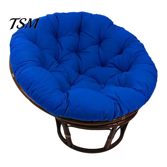 Cojín Redondo para Silla de Playa para Asiento de Hamaca Colgante de Huevo Relleno Resiliente para Mecedora Sillas Columpio de Patio Jardín Alta Resiliencia
