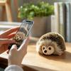 Realistic Hedgehog Plush Toy Stuffed Animal Soft Fabric Hedgehog Doll Decorative Animal Replica for Home Office Display and Gift