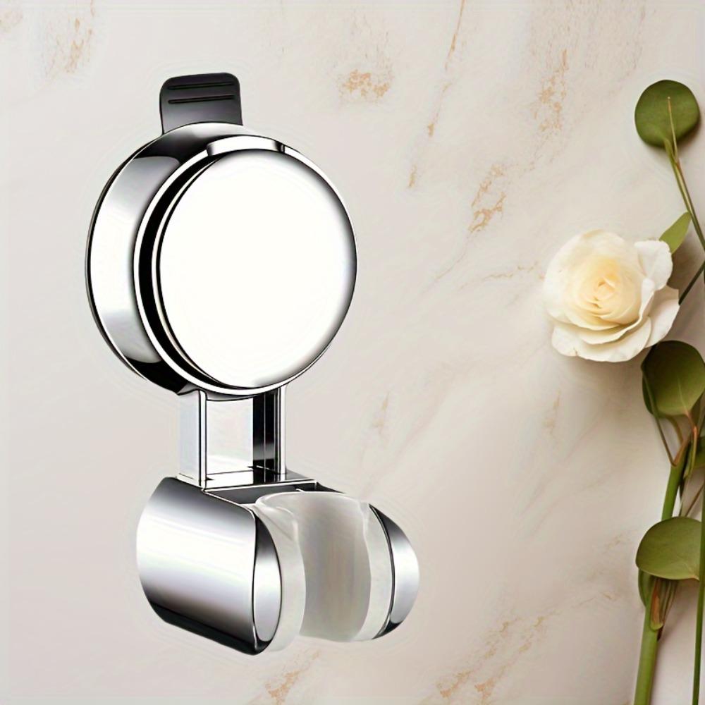 1PC Suction Cup Shower Stand, Handheld Shower Bracket, Adjustable Shower Bracket, Wall Mounted Bracket, Reusable, Bathroom Accessories
