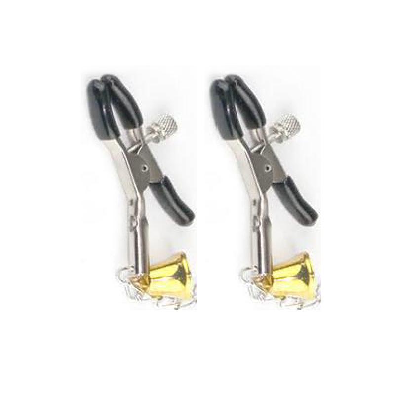 Damen Brustwarzen- und Schamlippenklemmen - SM-Glocken Erwachsenenspielzeug für Paare