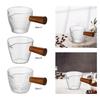 Espresso Measuring Cup Heat Resistant Accessories Milk Glass for Tea Coffee