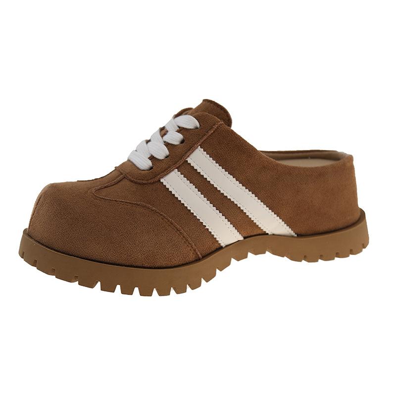 Suede flats women's new spring women's shoes versatile sports and leisure board shoes