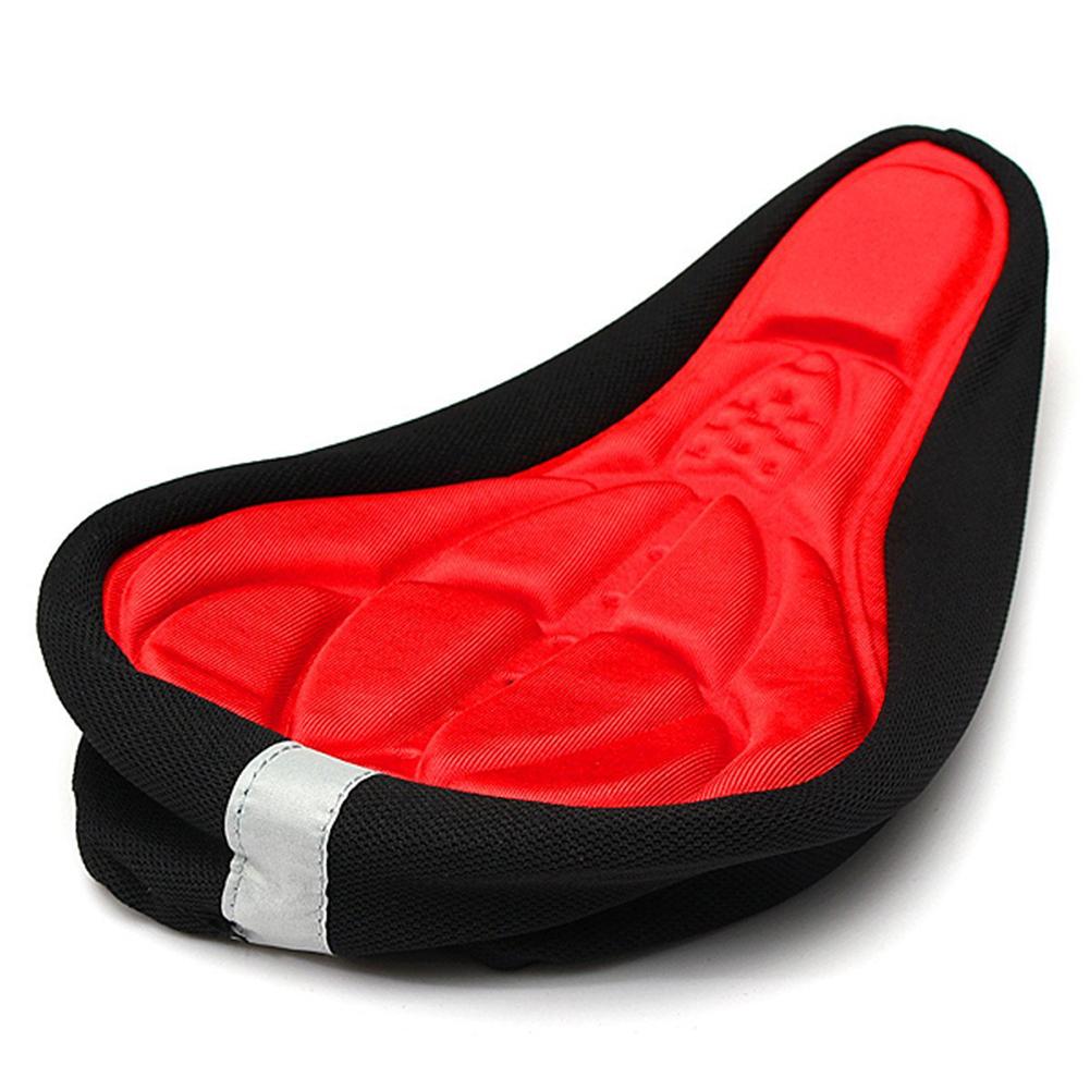 3D Breathable Bicycle Seat Cover Embossed High-elastic Cushion Perfect Bike Accessory