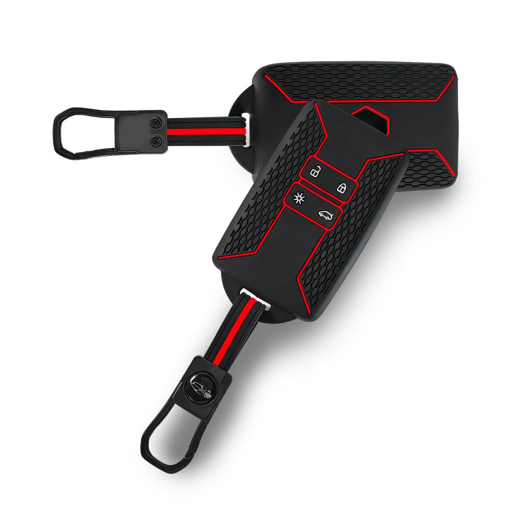Silicone Car Key Case Cover Fob For Renault Captur Megane Talisman Espace Clio Zoe Koleos Scenic 4 Arkana Dacia Sandero Card