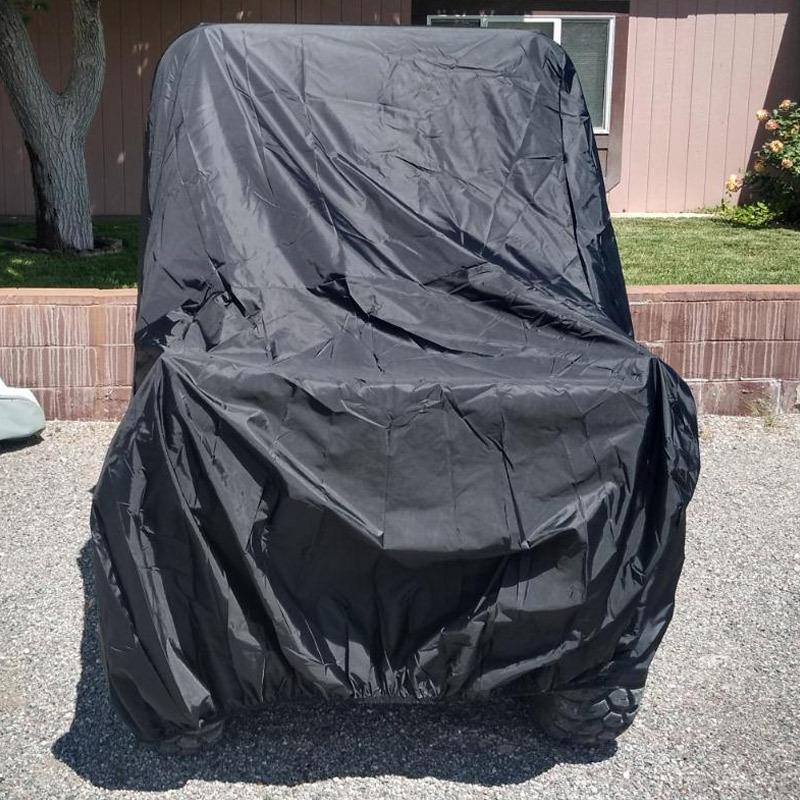 Atsparus vandeniui UTV dangalas Anti-UV 210D Oksfordo audinys Utility Vehicle Sandėliavimo dangalas Polaris Ranger Yamaha Can-Am Kawasaki XL XXL