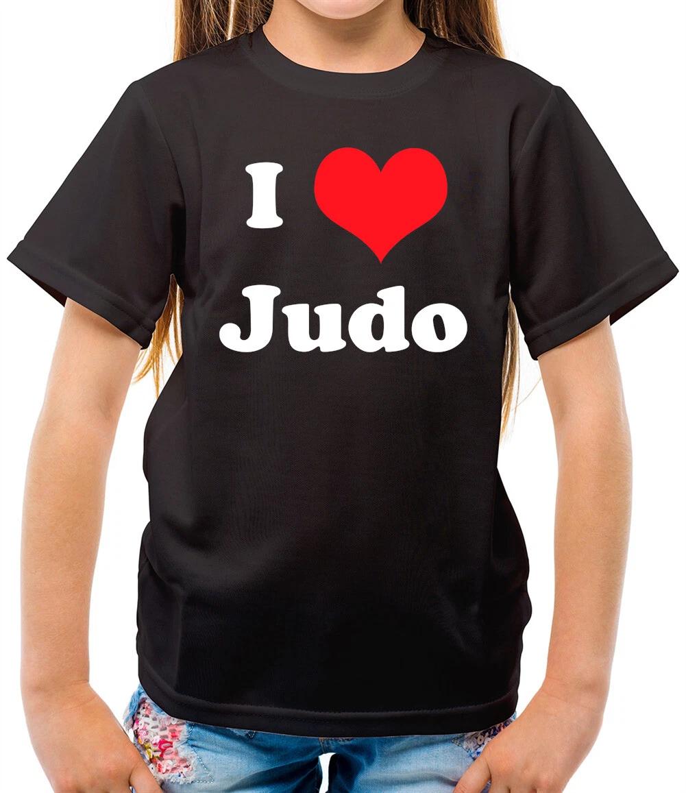 I Love Judo - Kids T-Shirt - Martial Arts - Fighter - Fan - Love - Sport 110