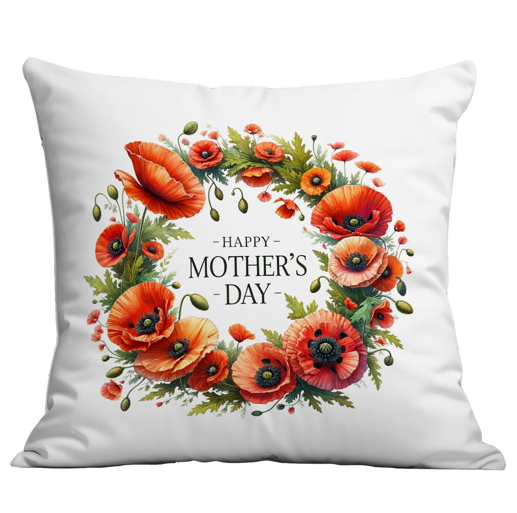 New Mother's Day Creative Wreath Letter Pillow Case Home Sofa Cushion Pillow Case