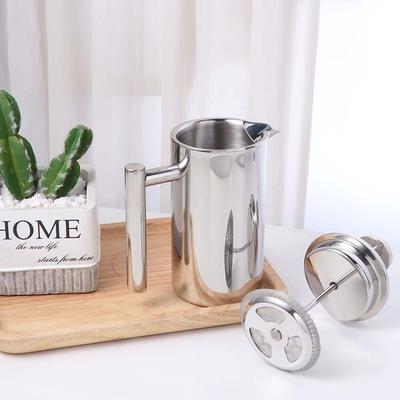 350ml French Press Coffee Maker Double Walled Stainless Steel Coffee Press Filter Pot with Filter Insulated Coffee Maker Pot