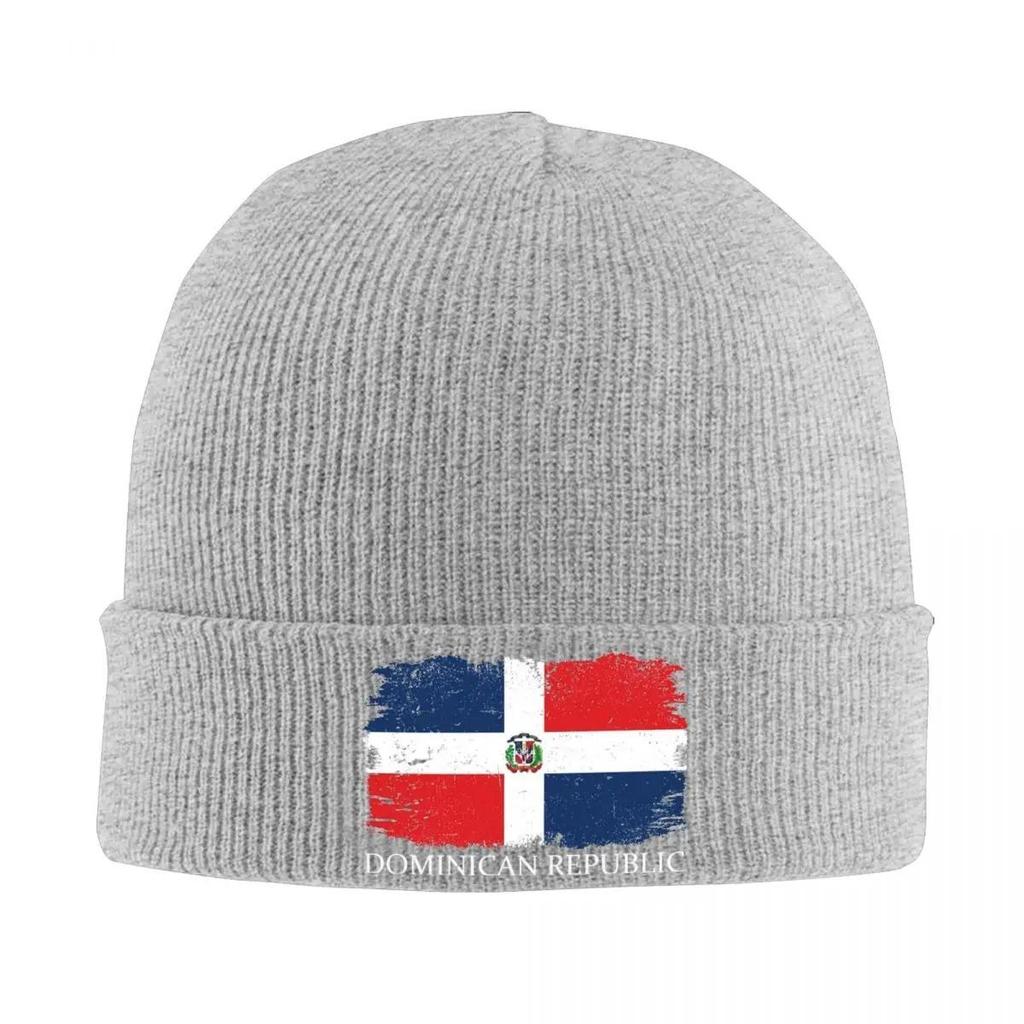 Dominican Republic Beanie Hats Country Flag Knit Hat Hippie Elastic Men Women Caps Autumn Casual Bonnet Hats Birthday Gift