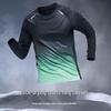 Men's Quick-Dry Long-Sleeve Sports Shirt - Breathable, Loose Fit for Fitness, Running, Badminton