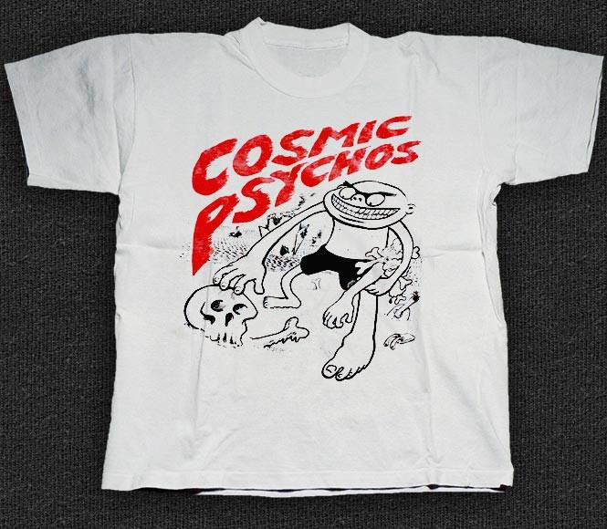 Cosmic Psychos Weißes T-Shirt Baumwolle Vollgröße Unisex S-5XL 7D1790