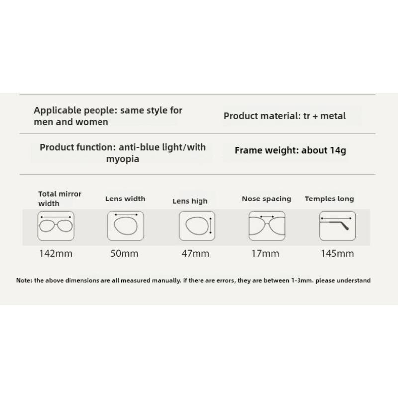 Retro Fashion Polygonal Anti-Blu-Ray Glasses Women Men Computer Anti-Radiation Glasses Interchangeable Lens