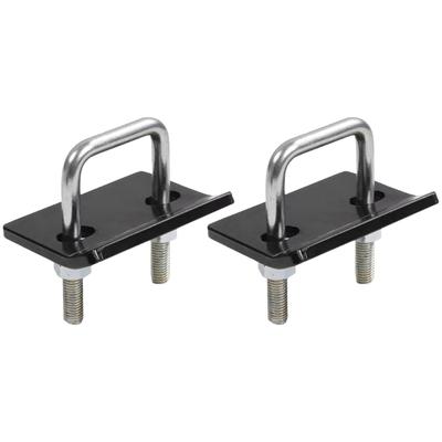 2pcs Trailer Arm Hook Stabilizer Plate Kit Eliminate Wobble Noise Reduction for Square Tube Hitch Caravans Towing System