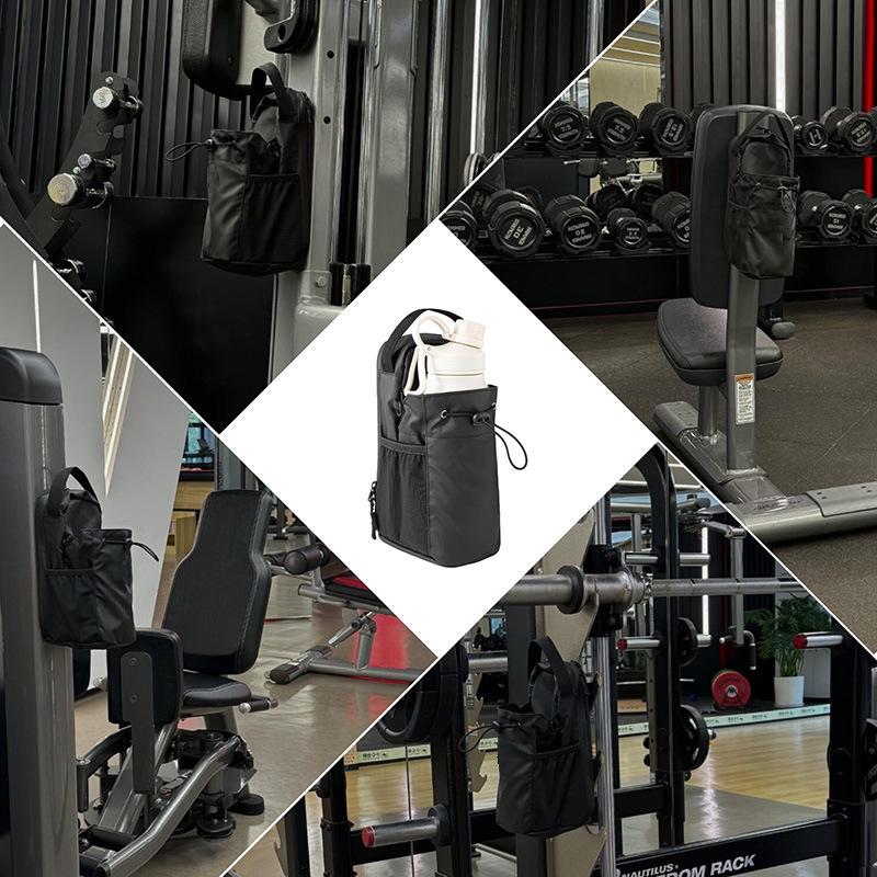 Multifunctional Magnetic Water Bottle Crossbody Bag with Phone and Key Storage
