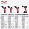 Delixi Multifunctional Lithium Battery Drill Set for Electrician & Woodworking Maintenance