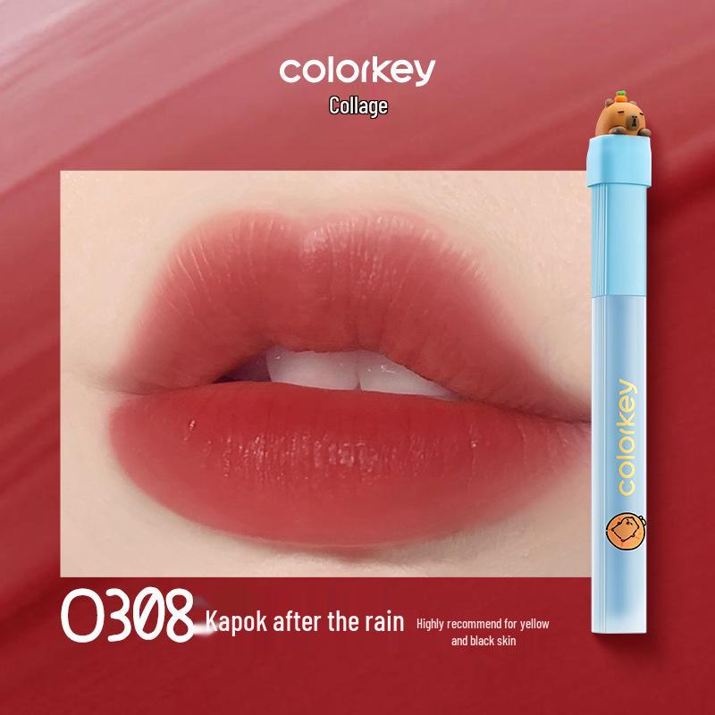 

Капибара Colorkey Series Матовый бархатный блеск и глазурь для губ