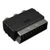 To 3 RCA Female Male Plug for TV DVD SCART SCART Converter Adapter Cable Audio Video Accessories