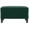 Footstool Dark Green 70x55x41 Cm Velvet