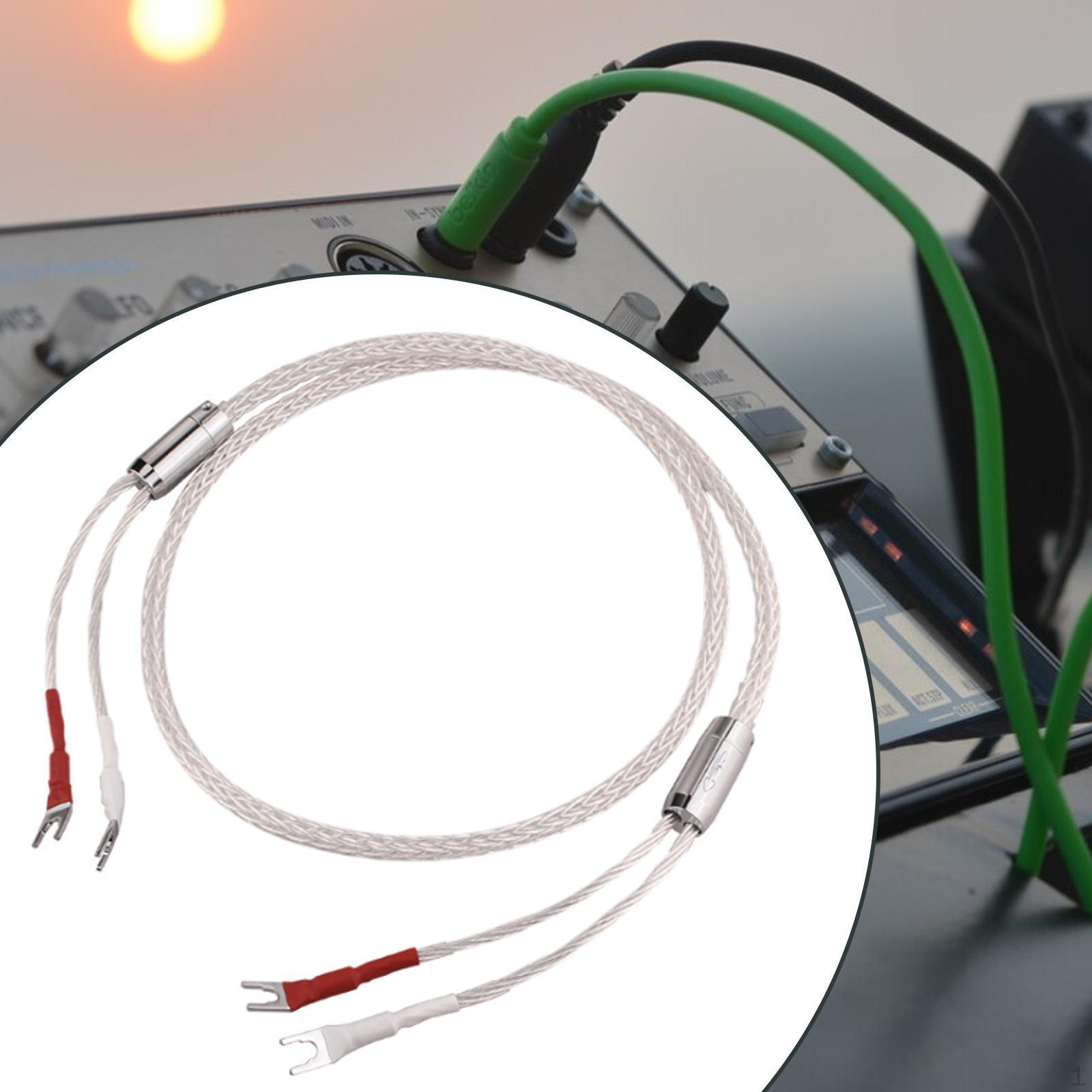 

Акустический кабель Аудиофильские лопаточные вилки с плетеной высокопроизводительной стереосистемой для тяжелых условий эксплуатации 1m