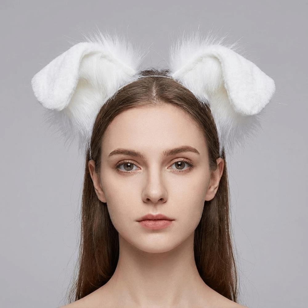 Fellige Hundeohren Stirnband Künstliche Lolita Ohren Kopfschmuck Praktisches Cosplay Stirnband Kinder