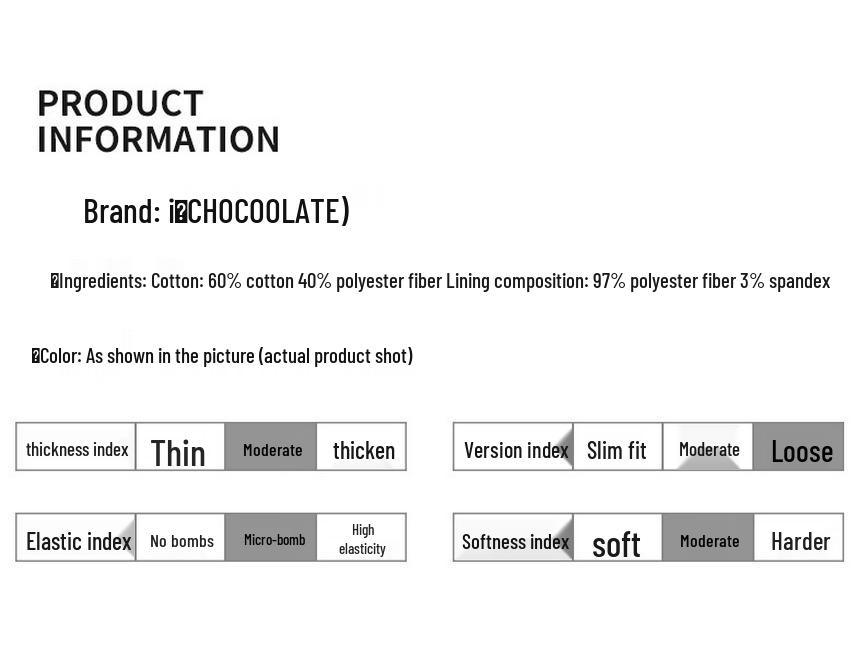 CHOCOOLATE Herren lässige Hose im japanischen Stil, locker fallend, gerade geschnitten