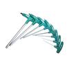 Professional T Bar Allen Wrench Set Hardened Steel Ball End Hex Key Tool with Handle for Motorcycle Bicycle Maintenance