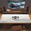 Las Vegas Raiders Mouse Pad Large Gaming Table Cushion Nonslip Laptop Tablet Big Mousepad Xxl Mat Mini Pc Playmat With Lock Edge