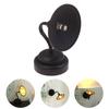 1:12 Dollhouse Miniature Led Lamp Desk Lamp Black Wall Lamp With Switch Furniture Model Decor Toy