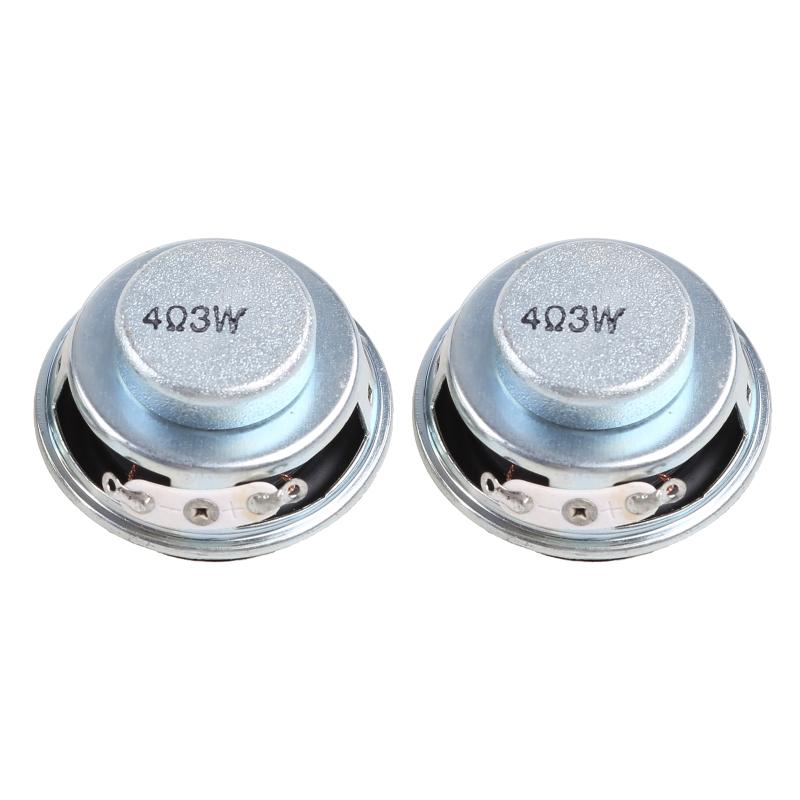 Pack of 2pcs 40mm Speaker 4021 Mini Audio 4ohm 3W Loudspeaker for Notebook LCD Monitor DIY Modification