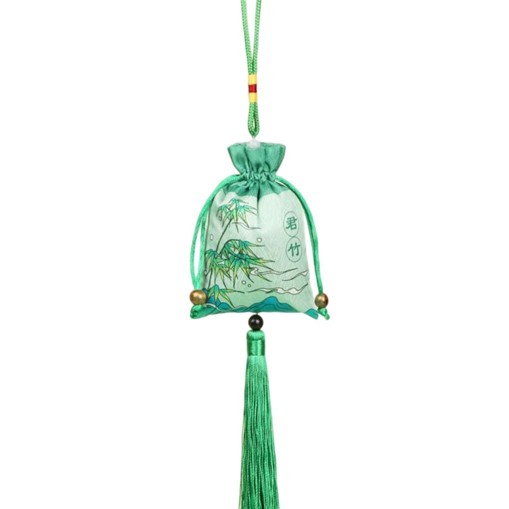 Fragrant Sachet Portable Replacing Vintage Chinese Style Necklace Jewelry Storage Bag Gift Pouch Ornament with Tassel