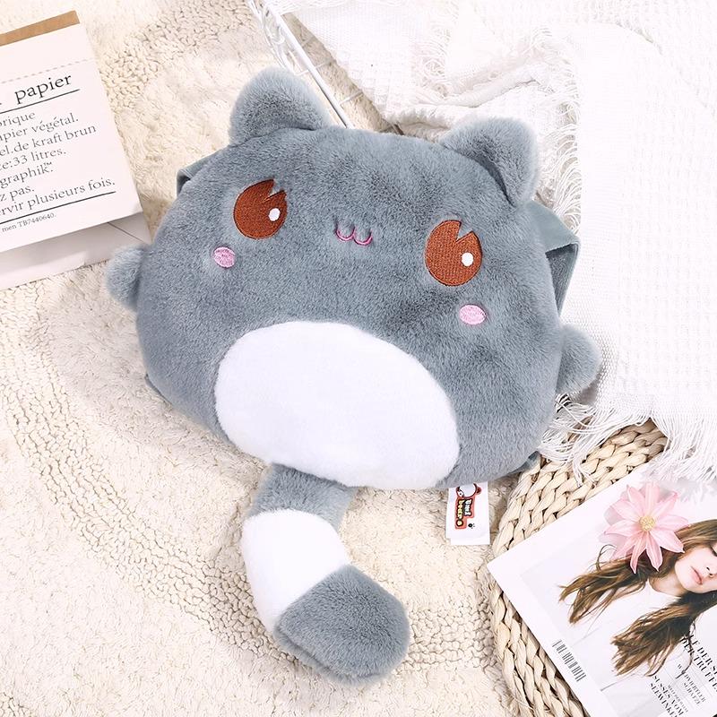 Electric Plush Hot Water Bottle: Washable, Cute Warm Baby Compress Bag & Hand Warmer