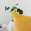Solid Color Pillowcase Customized Size Dutch Velvet 30x50cm 40/45/50/55/60cm Bed Sofa Cushion Cover Car Hallowee Home Decoration