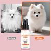 Pet Hair Detangler Spray 50ml, Anti-Static Leave-in Conditioner for Cats and Dogs, Tangle-Free & Smoothing Spray