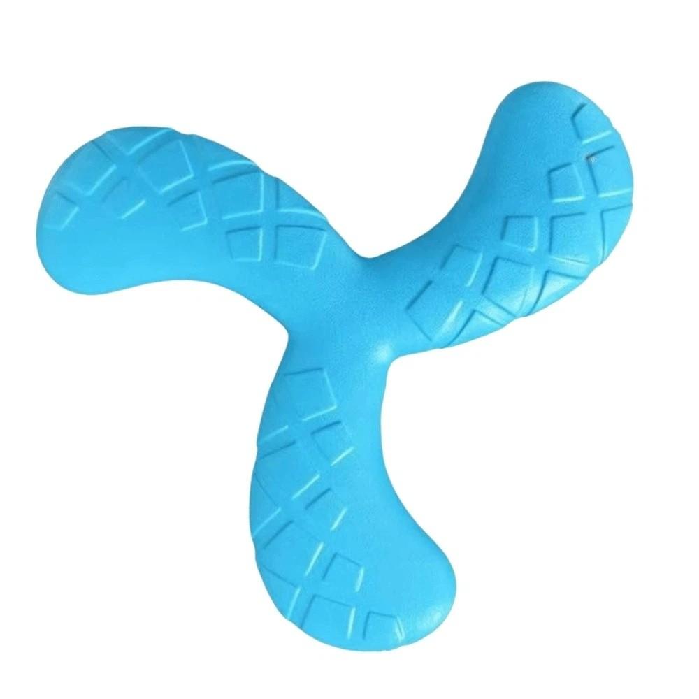 

Wear-Resistant Pet Interactive Flying Disc Bite Resistant Tooth Chew Toy Flying Disc Toys Backyard синий