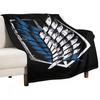 Scouting Legion (SNK) Throw Blanket Moving Furrys Soft Beds Nap Blankets