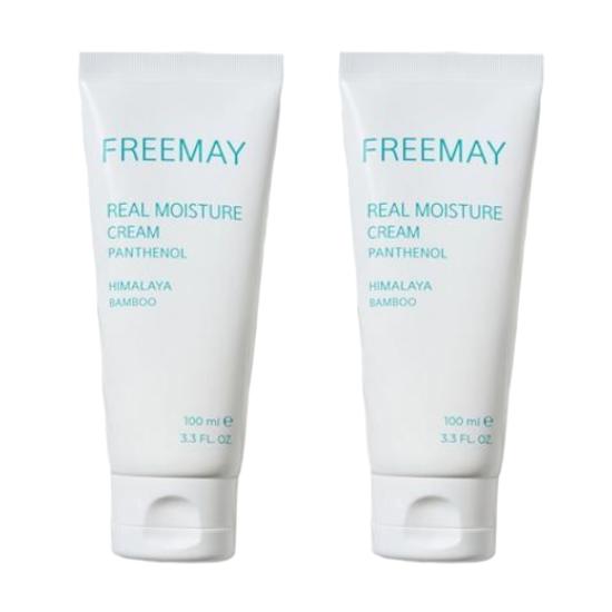 

Freemay Real Moisture Cream Panthenol Himalaya Bamboo 100 ml x 2 EA / Korean Skin Care