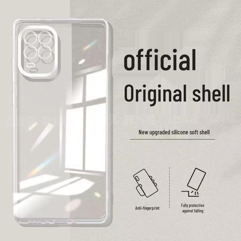 Compatible with Xiaomi 10 Youth Edition: Solid Color Liquid Silicone Full Coverage Soft Case - Anti-drop Protection