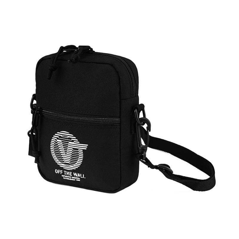 Vans Canvas Shoulder Bag Crossbody Bag Regular Unisex Black Vans VN0A3I5SYPX